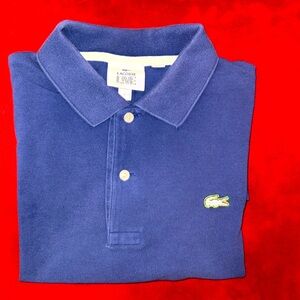 Lacoste L!VE blue shirt type polo